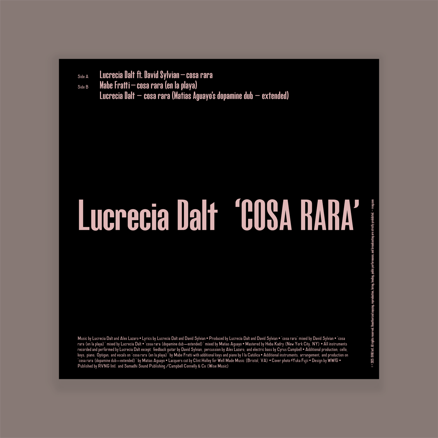 Lucrecia Dalt - cosa rara