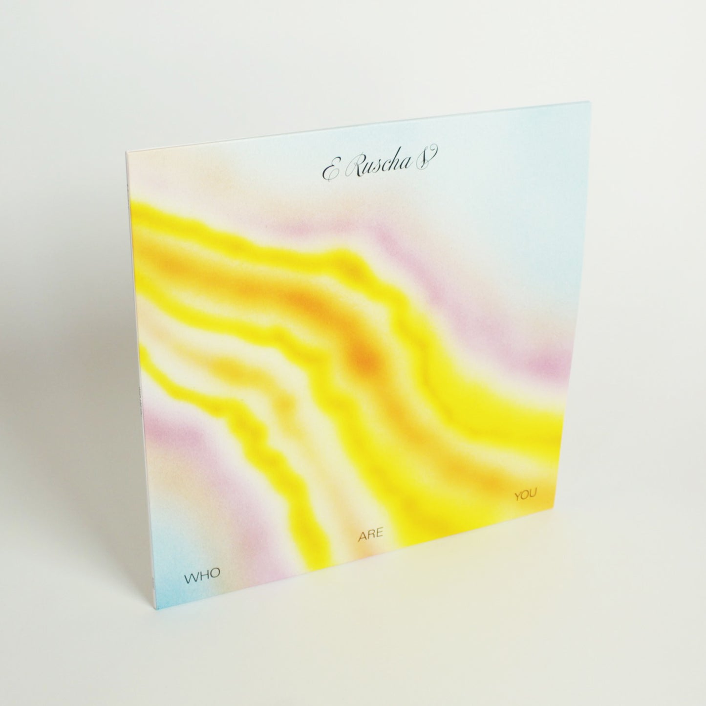 E Ruscha V - Who Are You
