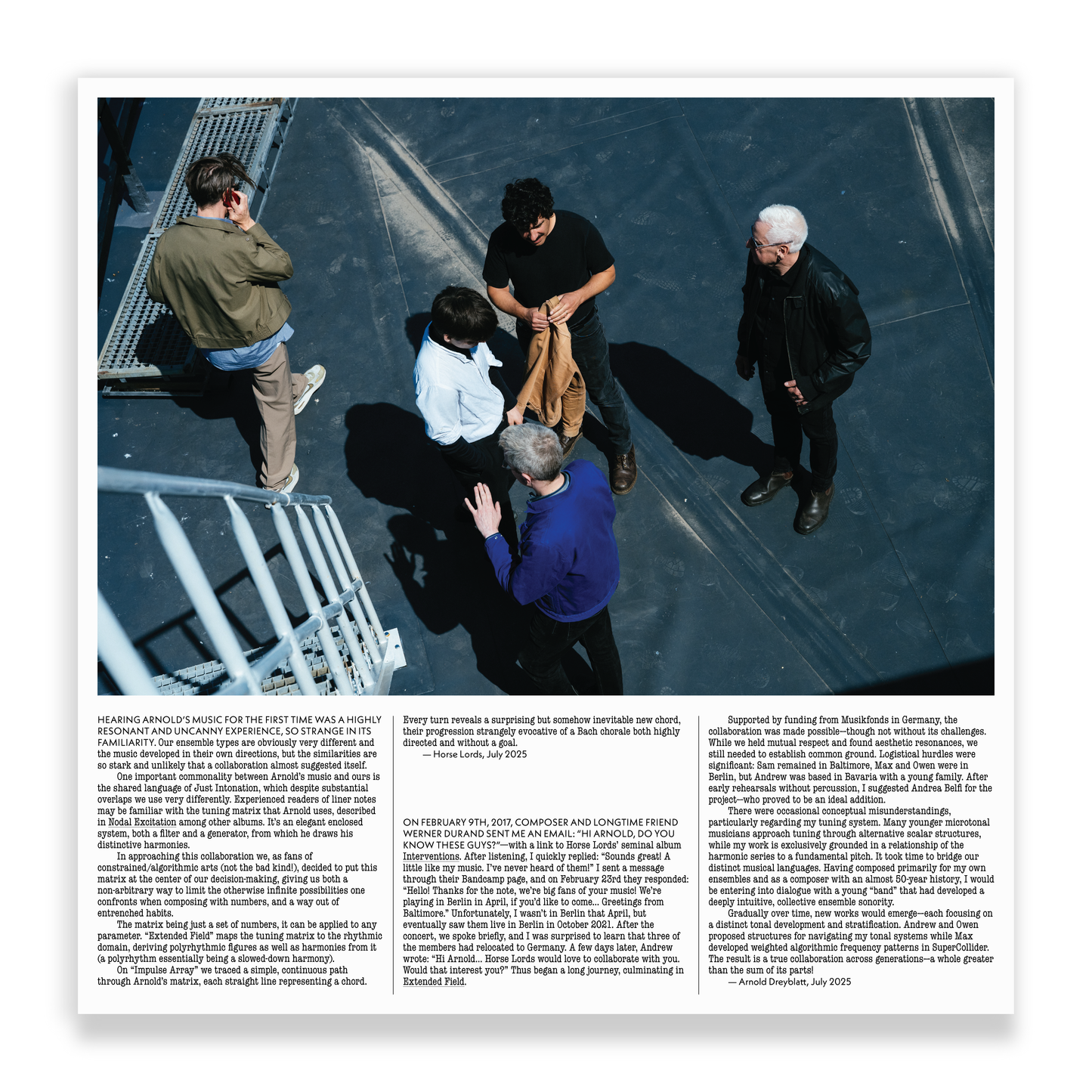 FRKWYS Vol. 18: Extended Field - Horse Lords & Arnold Dreyblatt