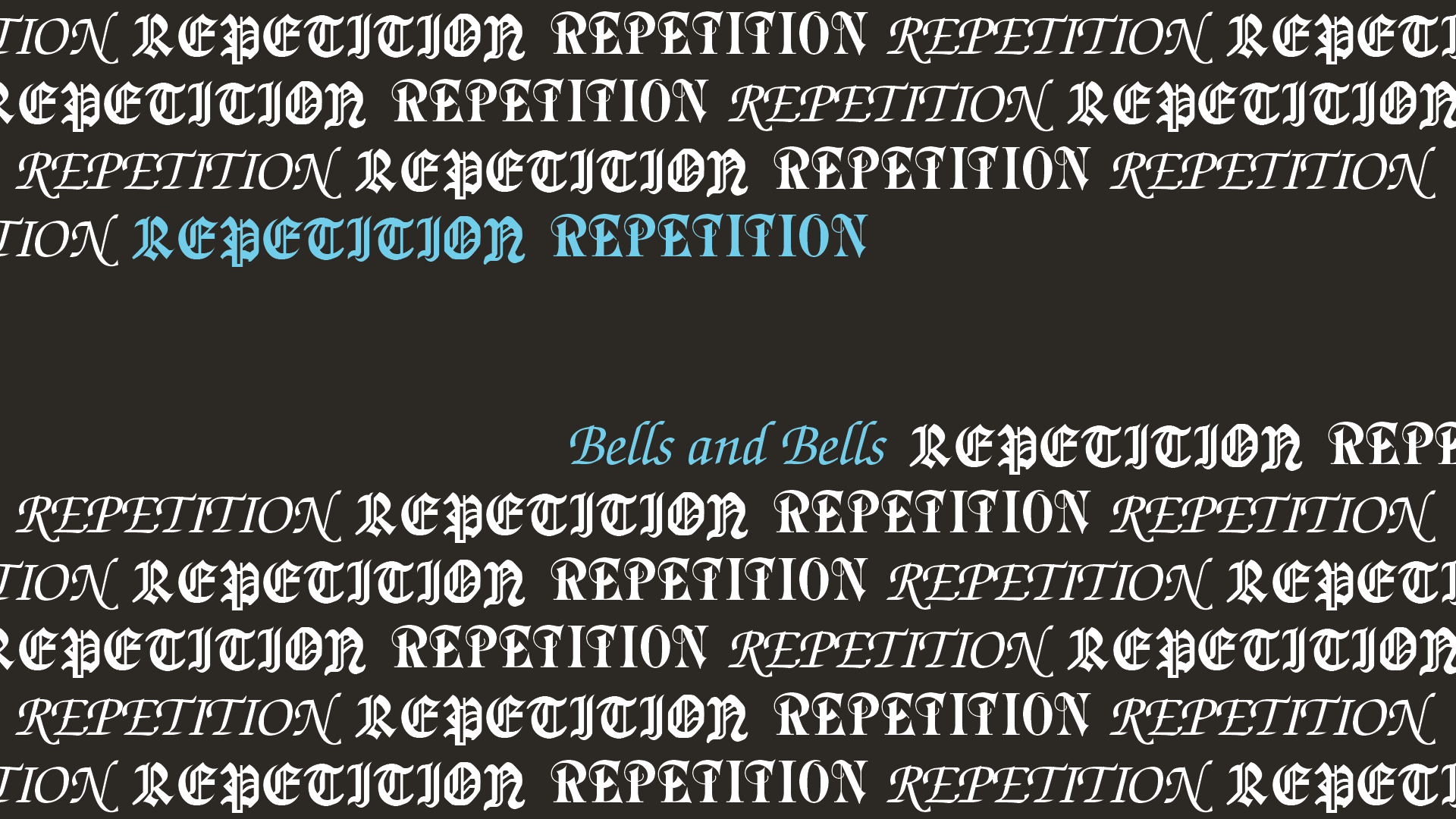 Load video: Repetition Repetition - Bells and Bells [Official Audio]
