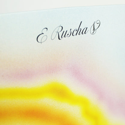 E Ruscha V - Who Are You