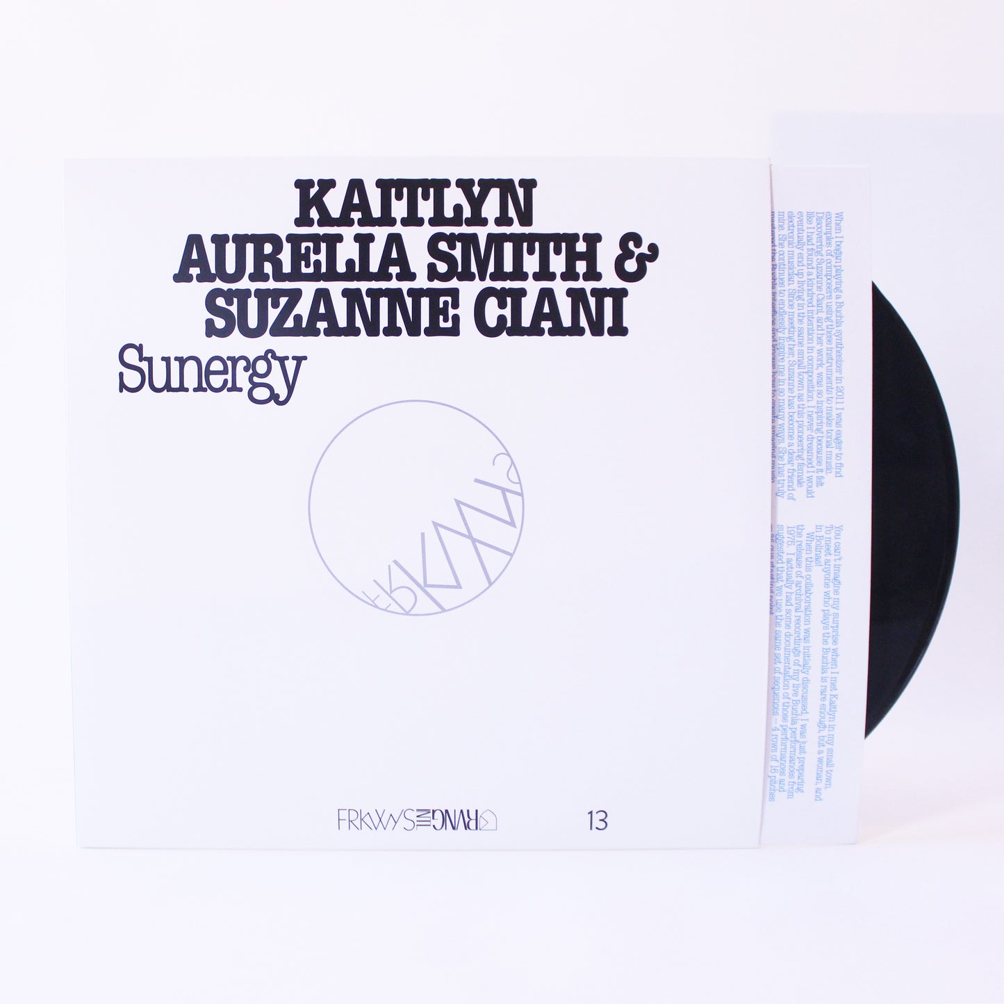 FRKWYS Vol. 13: Suzanne Ciani &amp; Kaitlyn Aurelia Smith - Sunergy (Expanded)
