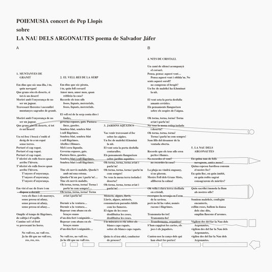 Pep Llopis - Poiemusia La Nau Dels Argonautes