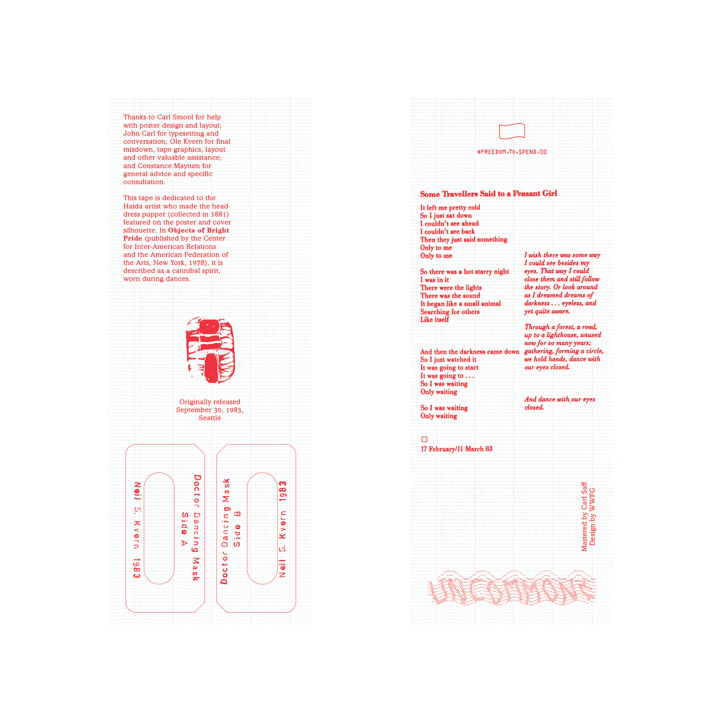 Neil S. Kvern - Doctor Dancing Mask: Pianoisms