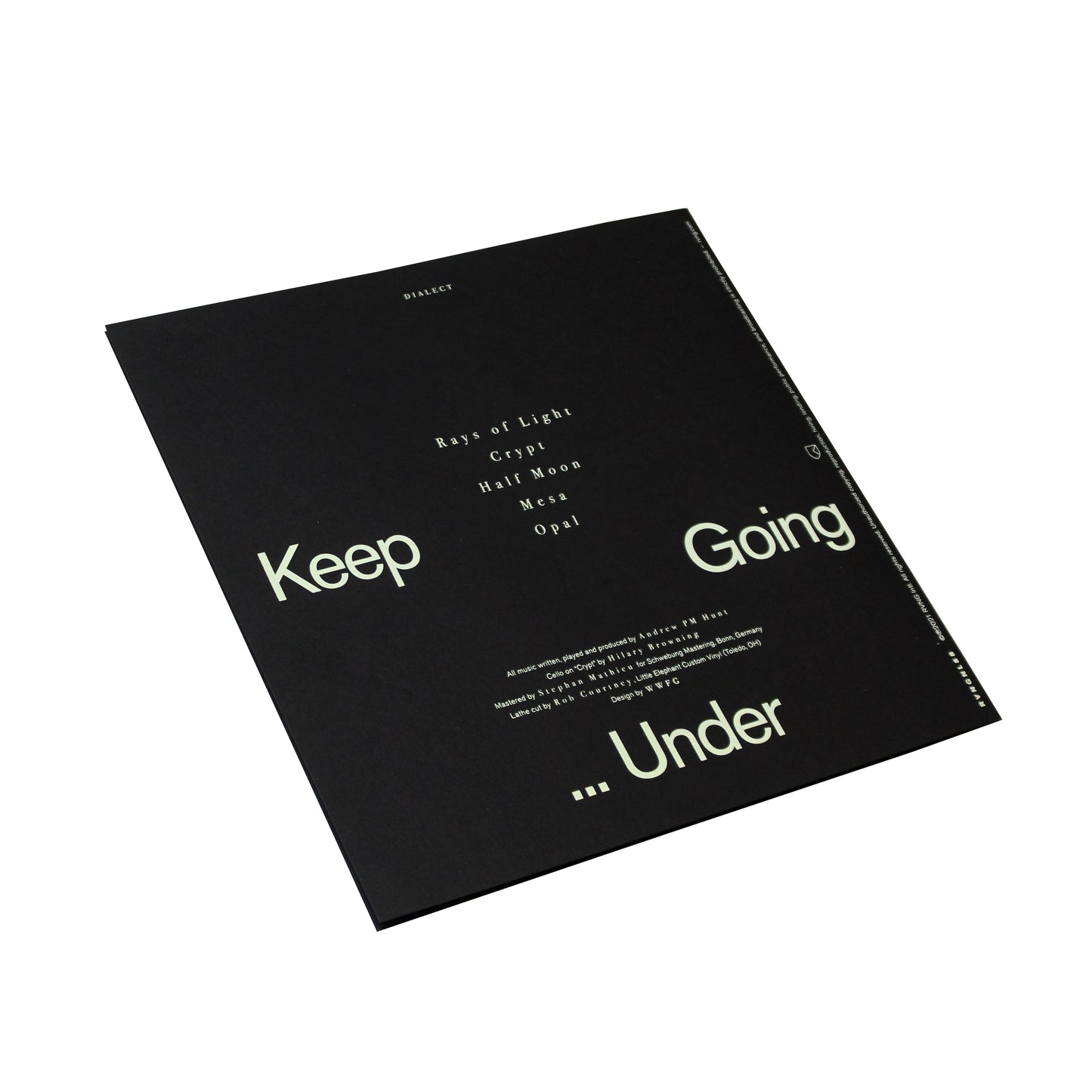Dialect - Keep Going... Under